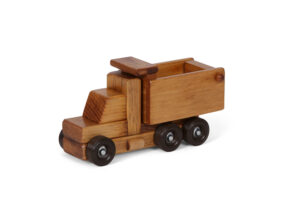 wooden dump truck toy for sale