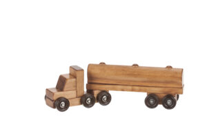 Wooden Toy Tanker Truck