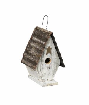 A-frame birdhouse reclaimed wood for sale at plowcraft.com