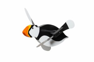 Hand crafted Puffin Whirligig Yard ornament