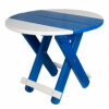 Round Folding Table Bright Blue