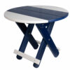 Round Folding Table Patriot Blue & White