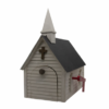 church wooden mailbox