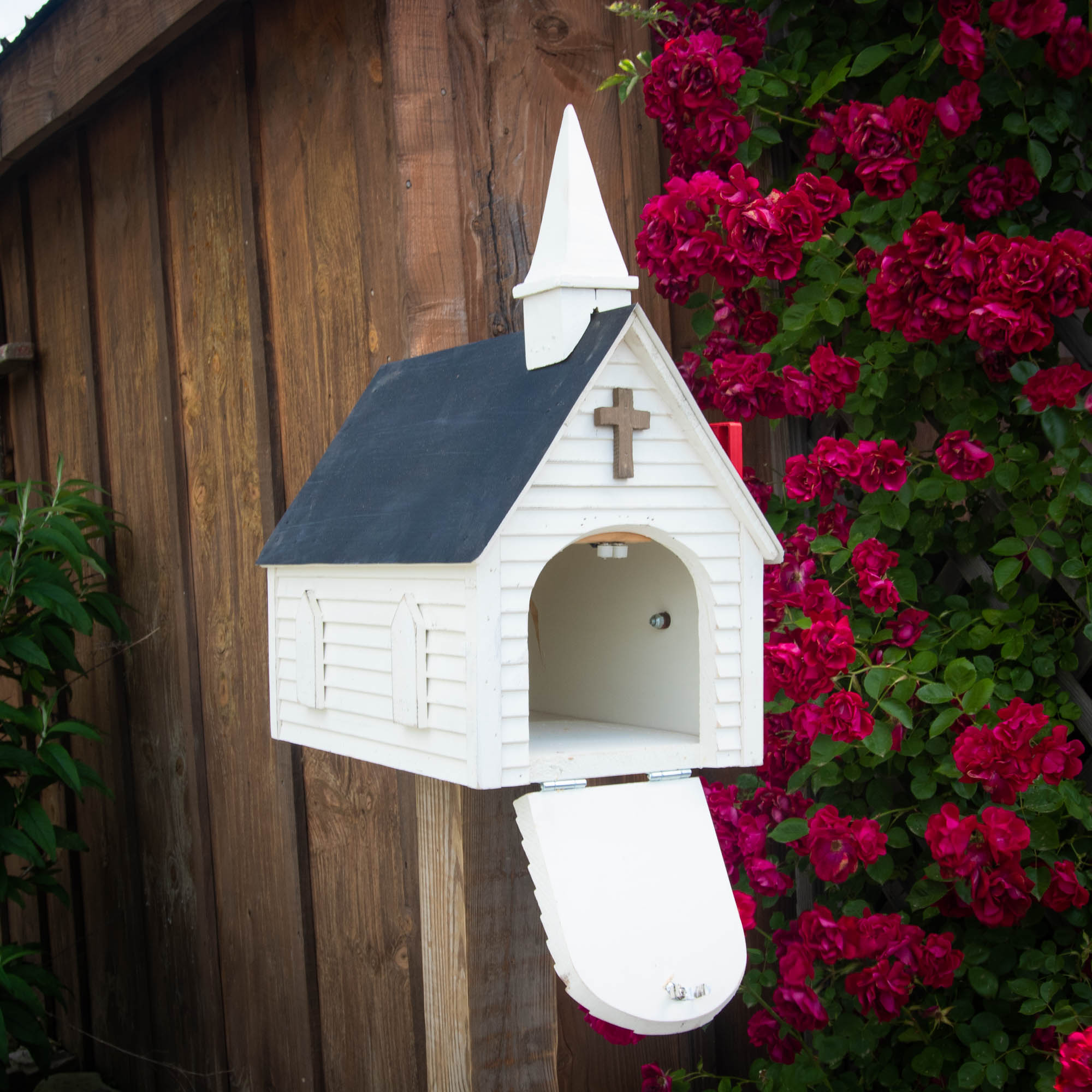 beautiful small wooden church mailbox online buy the wooden post online